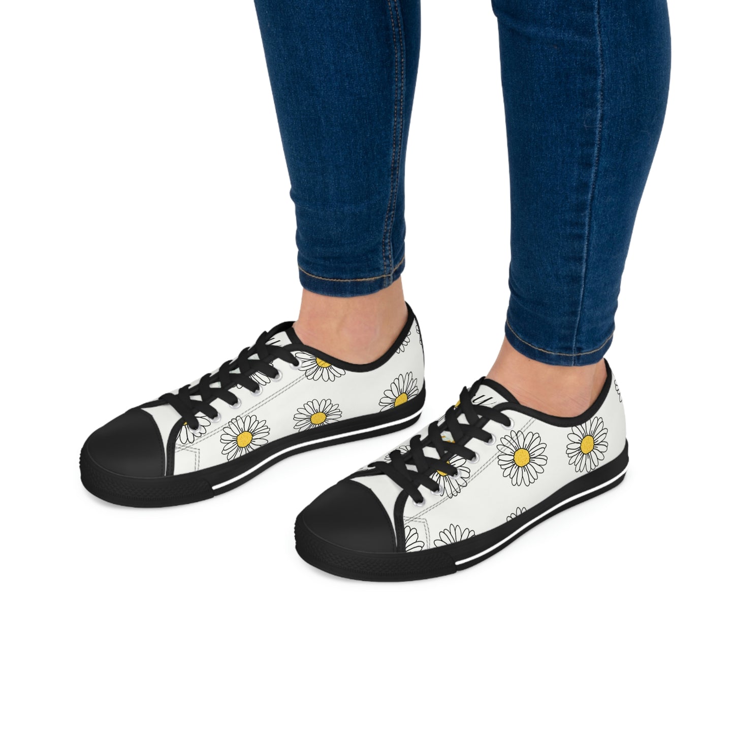 Upsy Daisy-Women's Low Top Sneakers